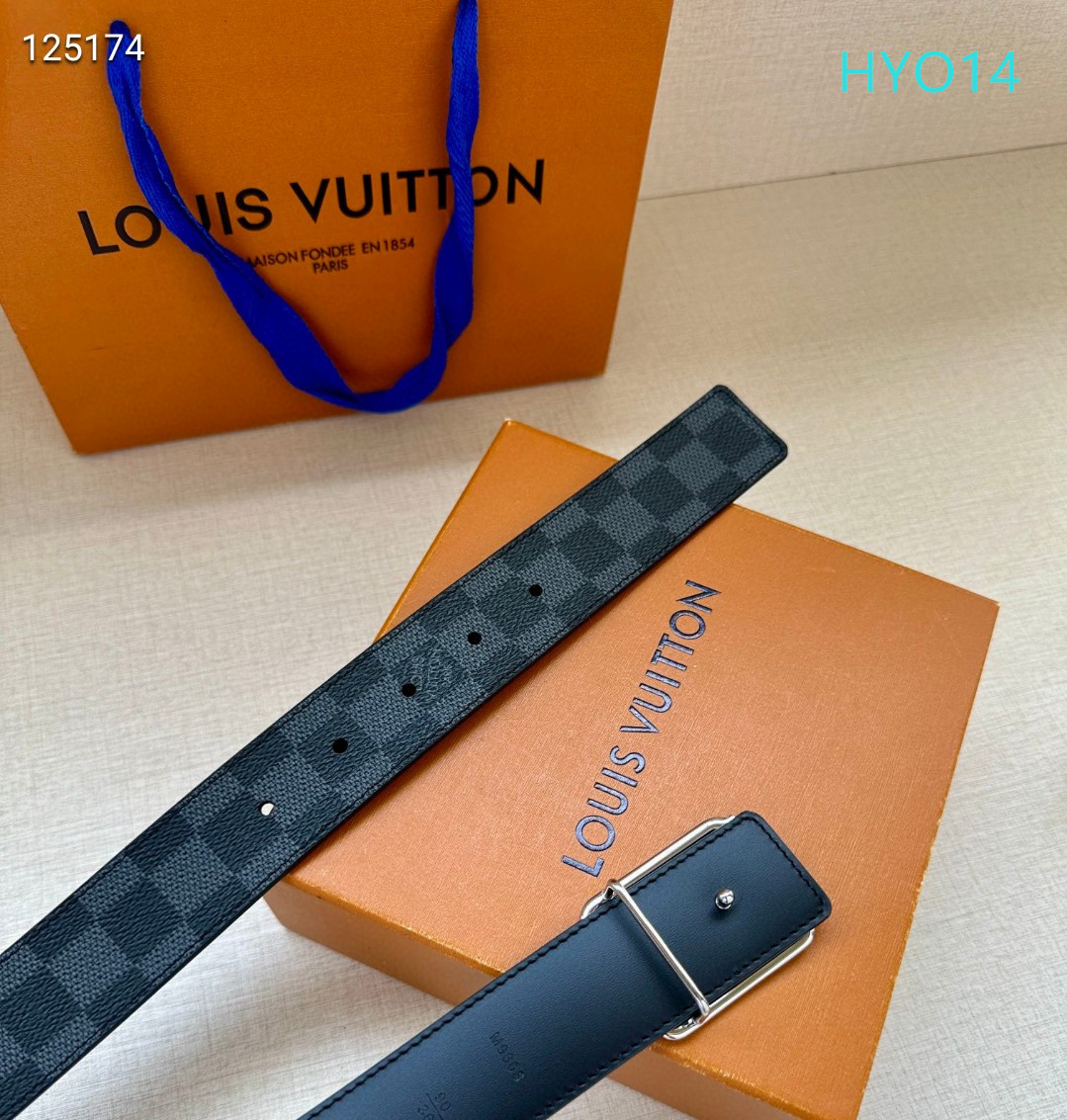 LV belt 34mmX95-125cm XH (252)