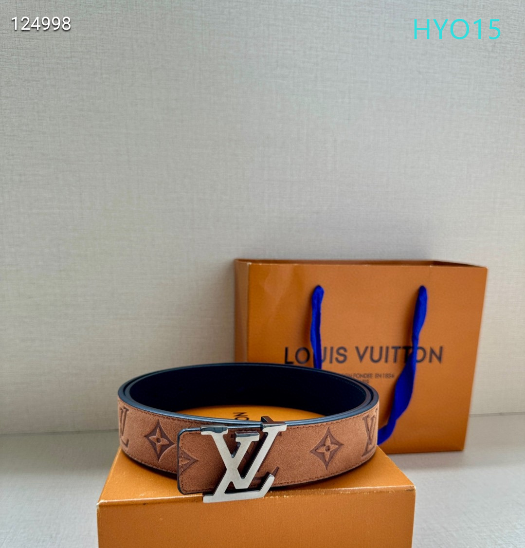 LV belt 34mmX95-125cm XH (252)