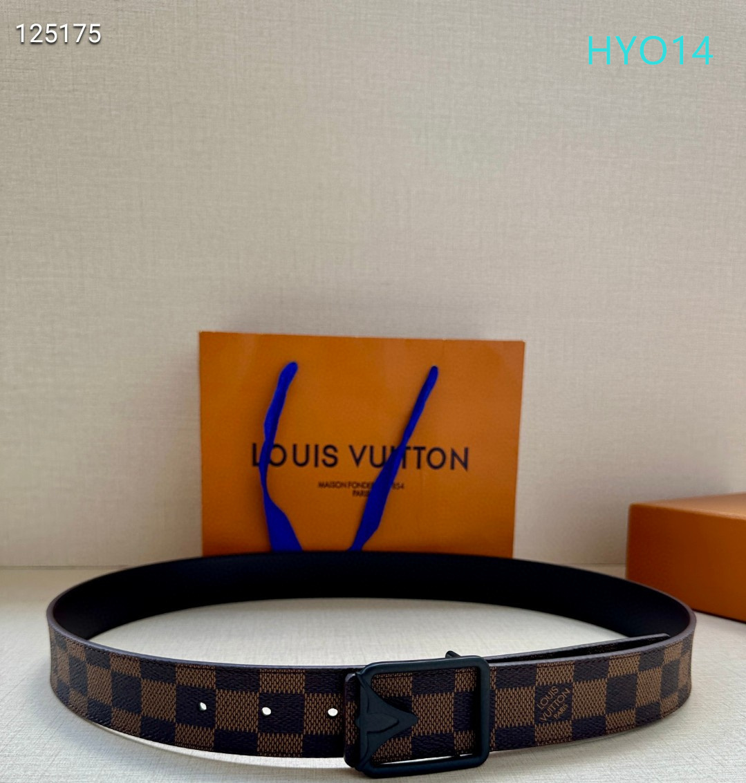 LV belt 34mmX95-125cm XH (254)