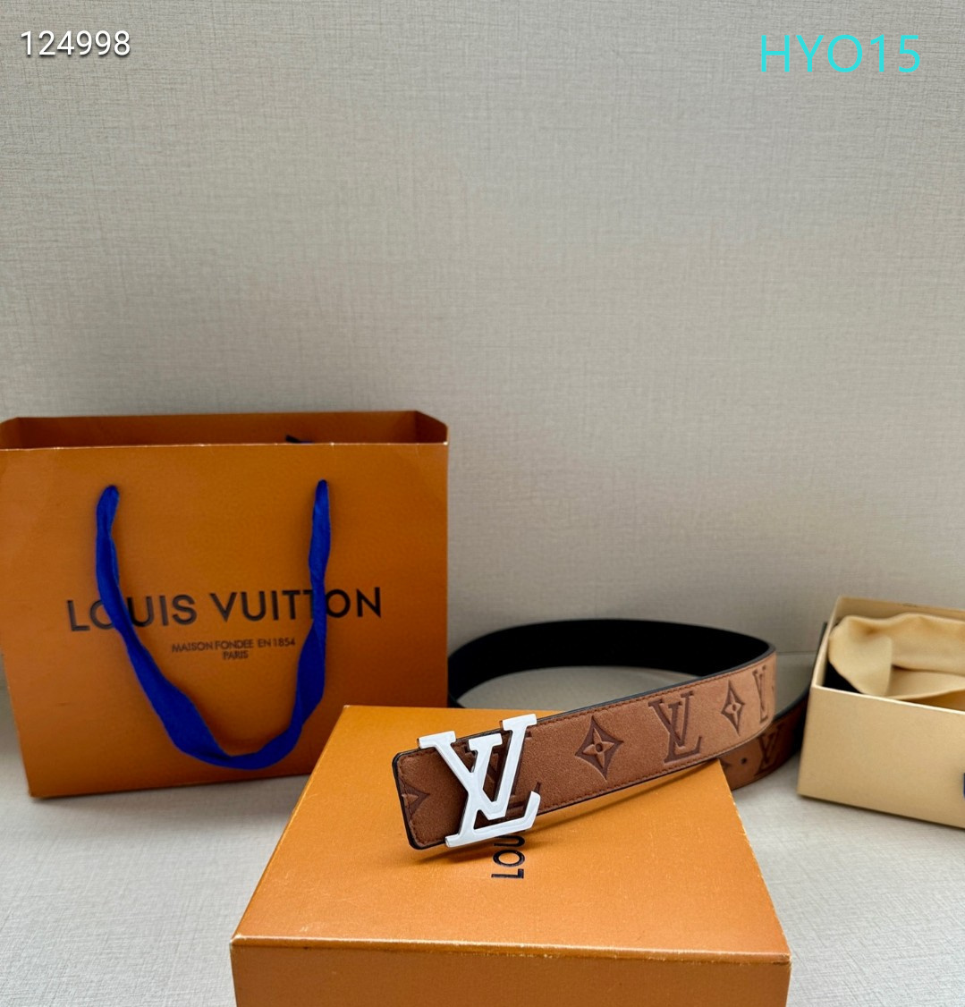 LV belt 34mmX95-125cm XH (256)
