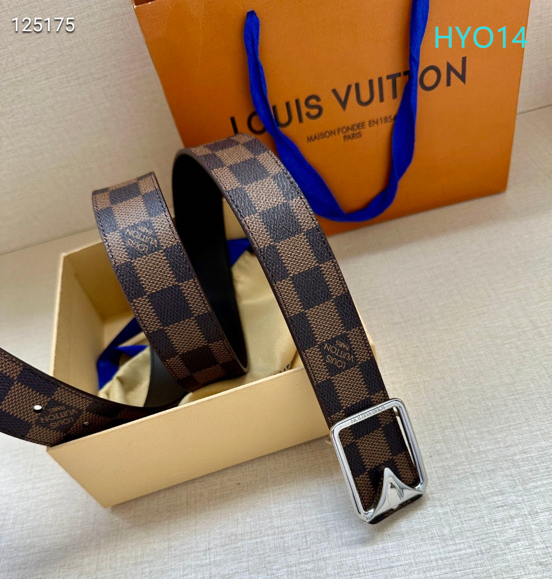 LV belt 34mmX95-125cm XH (257)