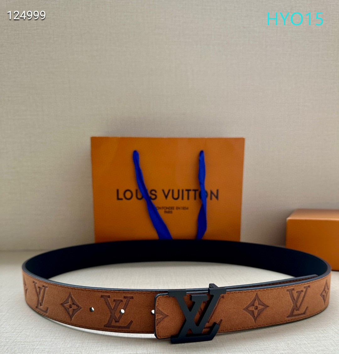 LV belt 34mmX95-125cm XH (257)