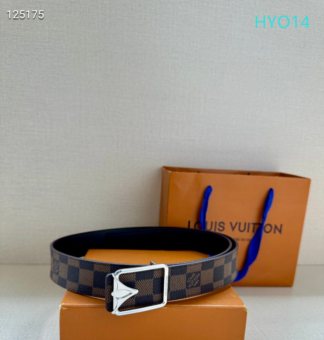 LV belt 34mmX95-125cm XH (258)