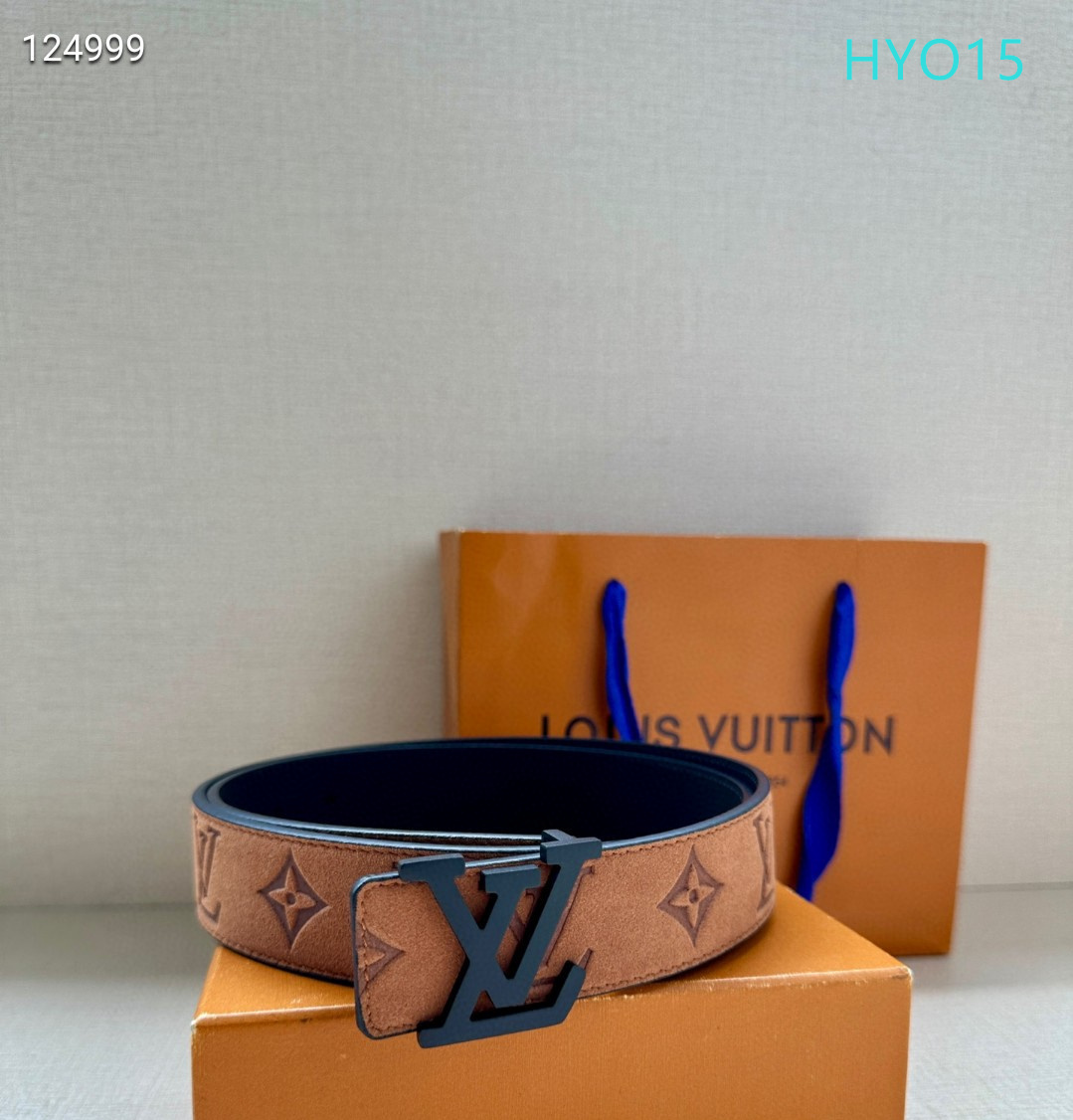 LV belt 34mmX95-125cm XH (259)