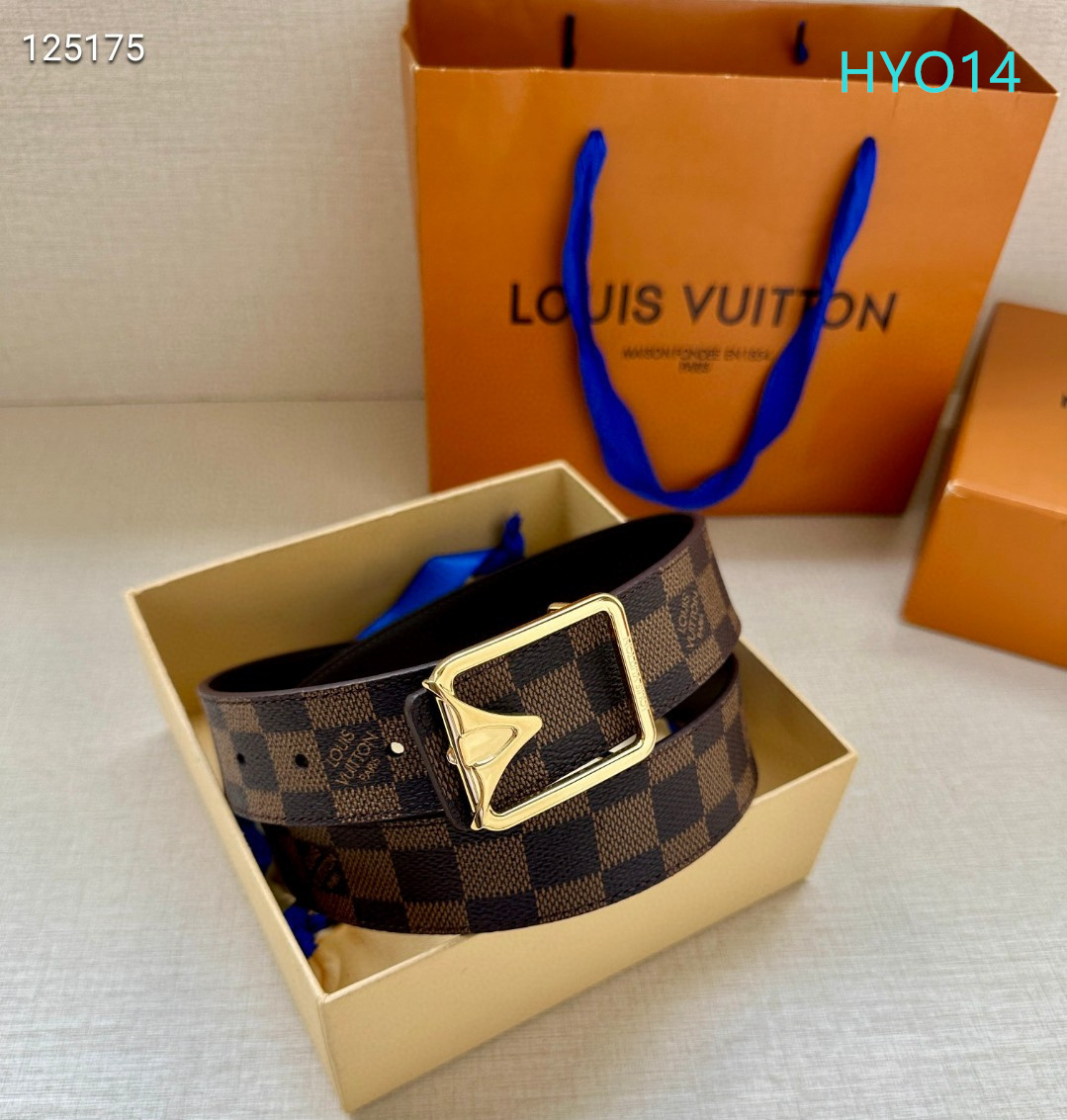 LV belt 34mmX95-125cm XH (262)