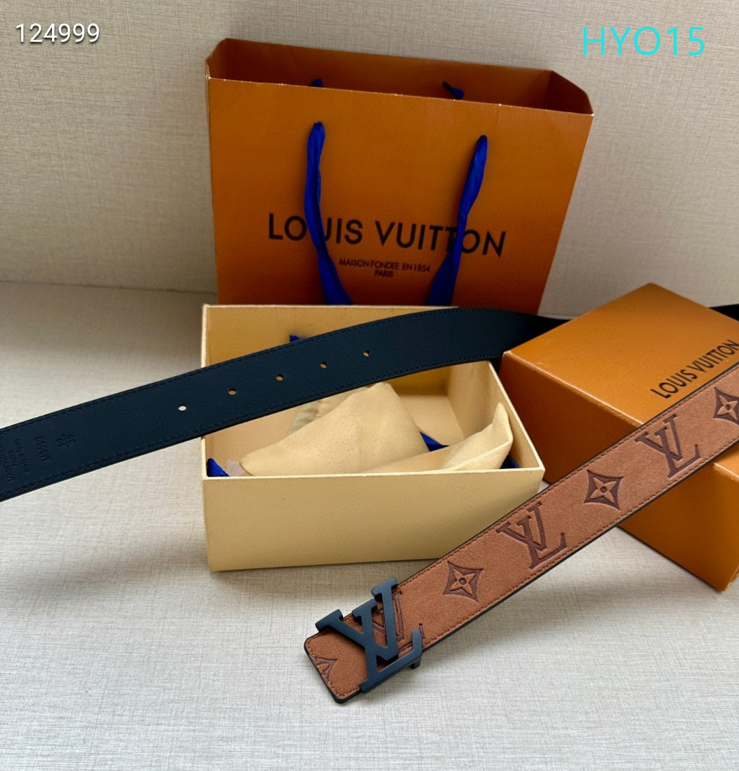 LV belt 34mmX95-125cm XH (262)