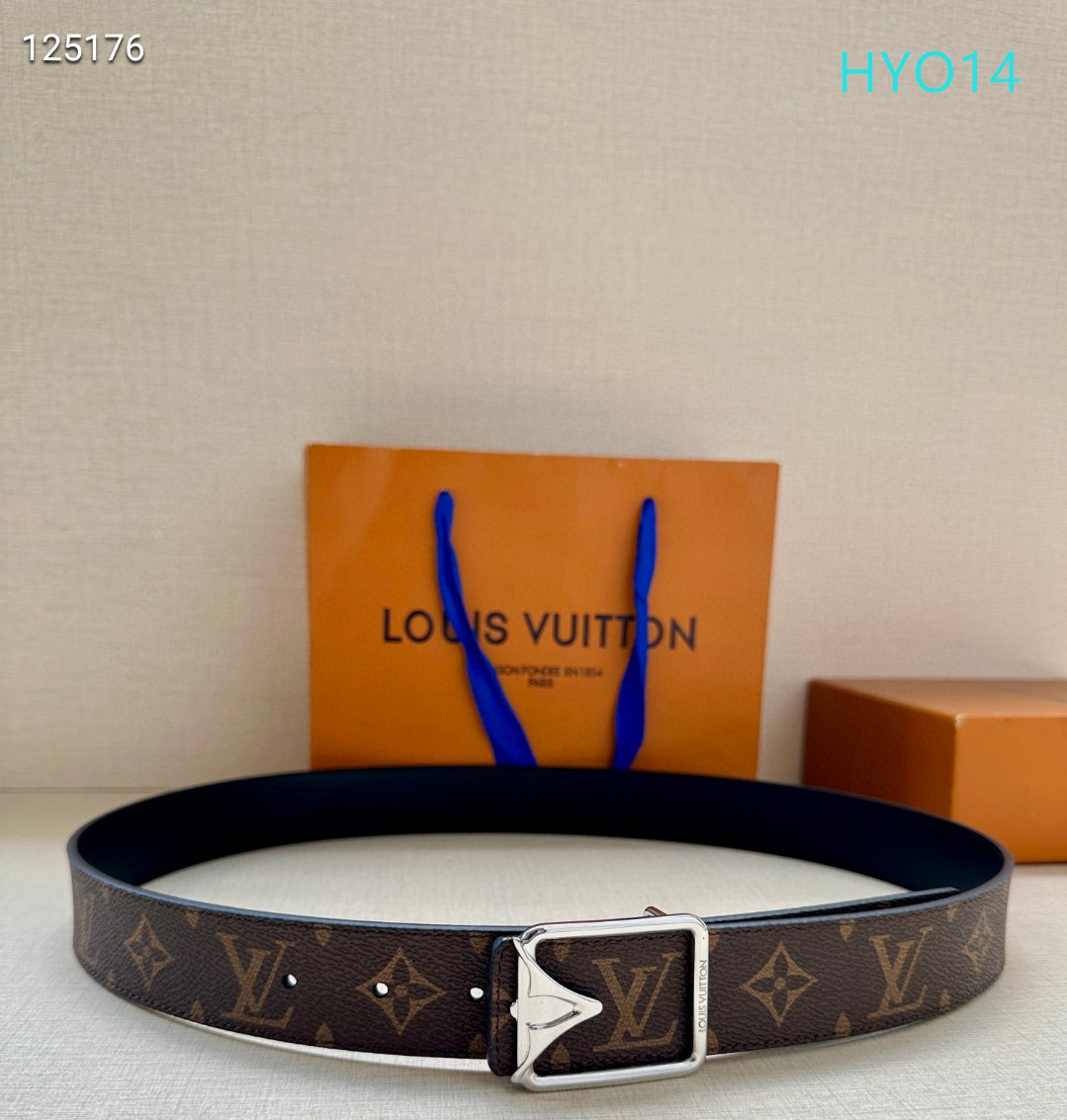 LV belt 34mmX95-125cm XH (263)