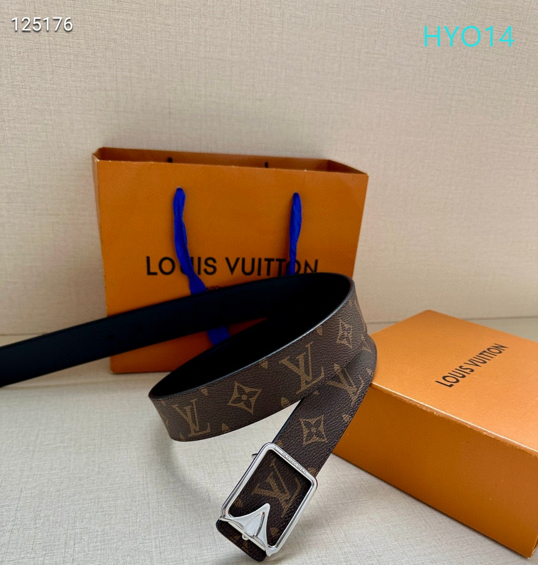 LV belt 34mmX95-125cm XH (265)