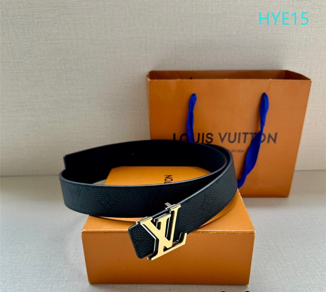 LV belt 34mmX95-125cm XH (266)