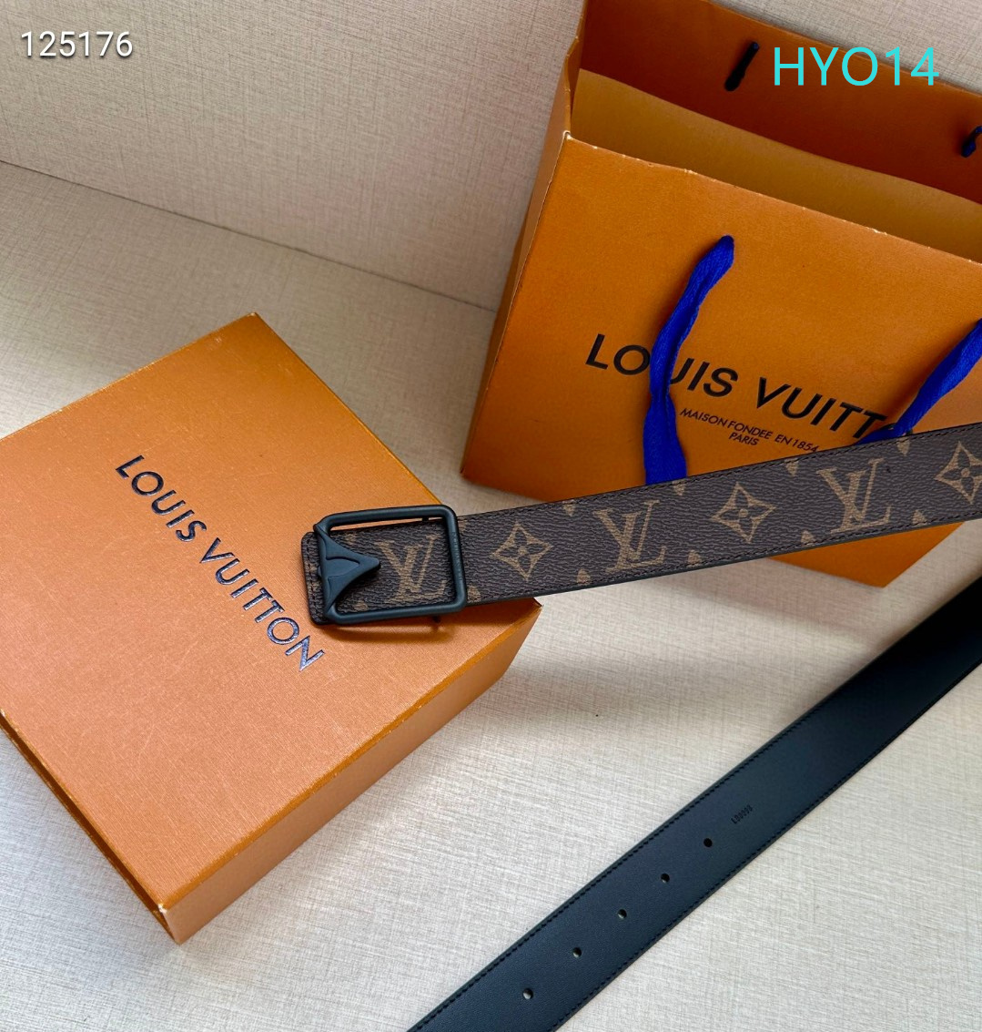 LV belt 34mmX95-125cm XH (269)
