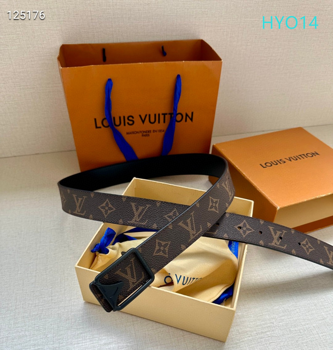 LV belt 34mmX95-125cm XH (271)