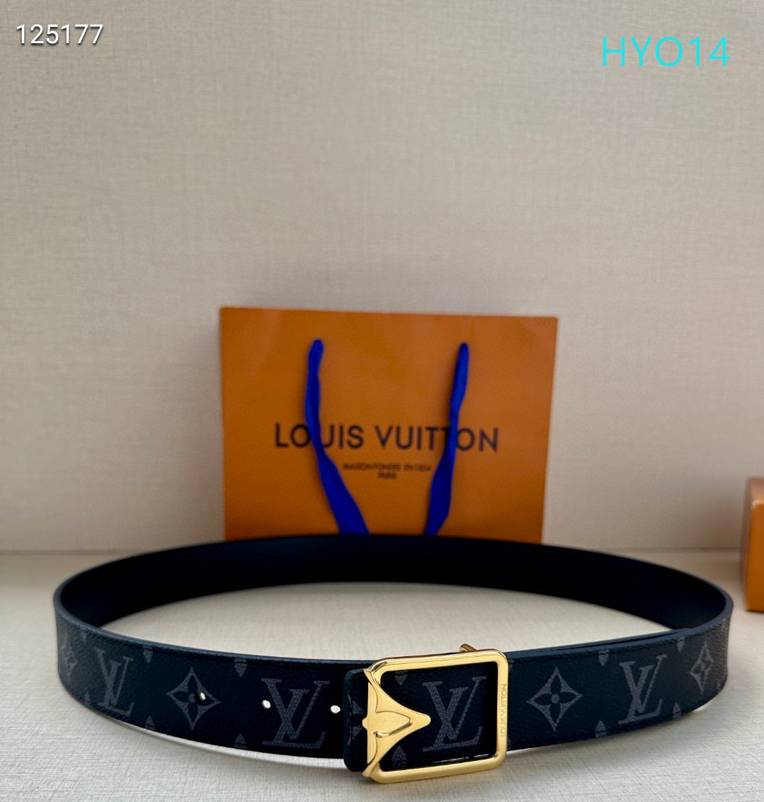 LV belt 34mmX95-125cm XH (272)