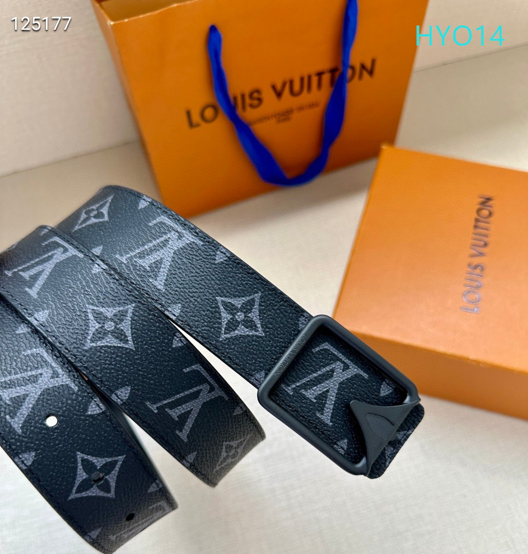 LV belt 34mmX95-125cm XH (277)