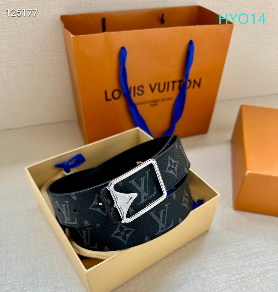 LV belt 34mmX95-125cm XH (278)