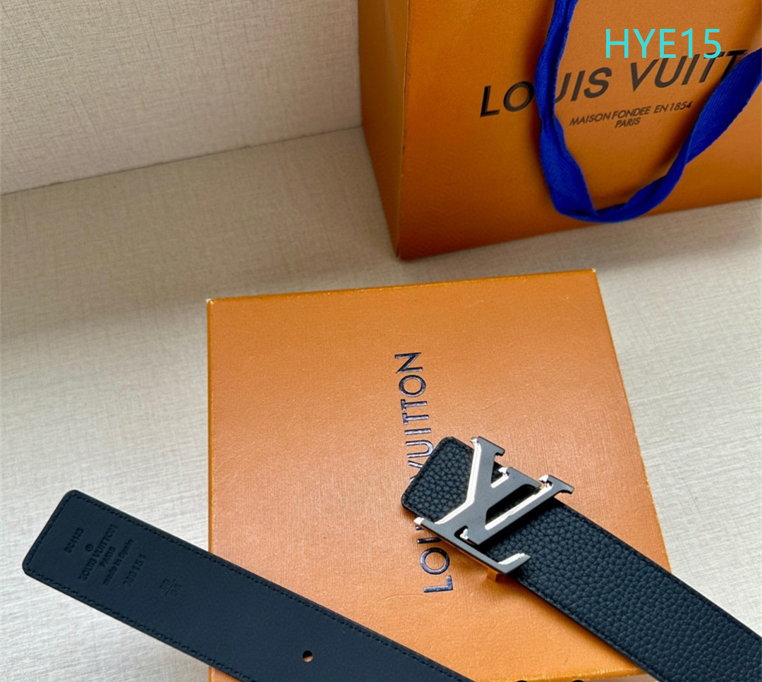 LV belt 34mmX95-125cm XH (278)