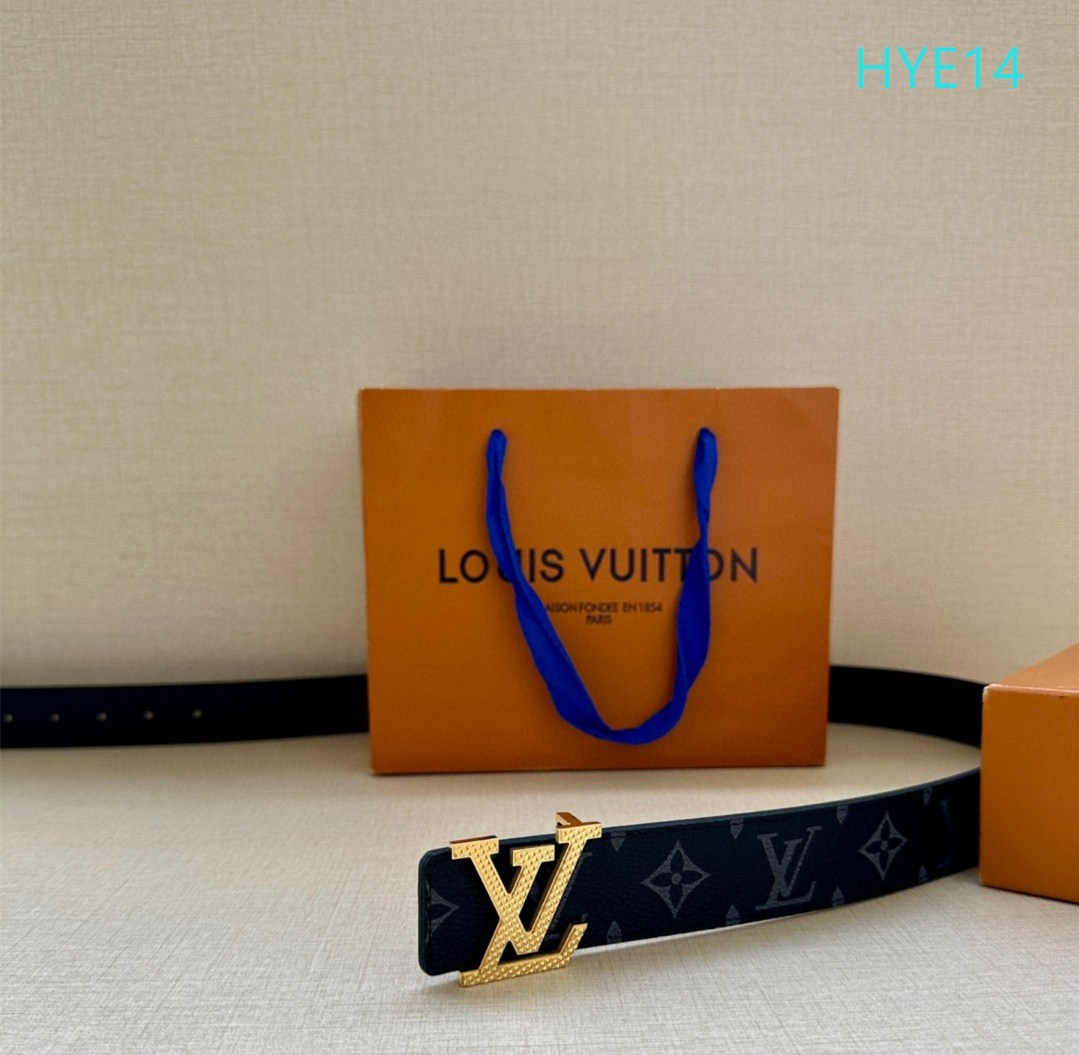 LV belt 34mmX95-125cm XH (289)