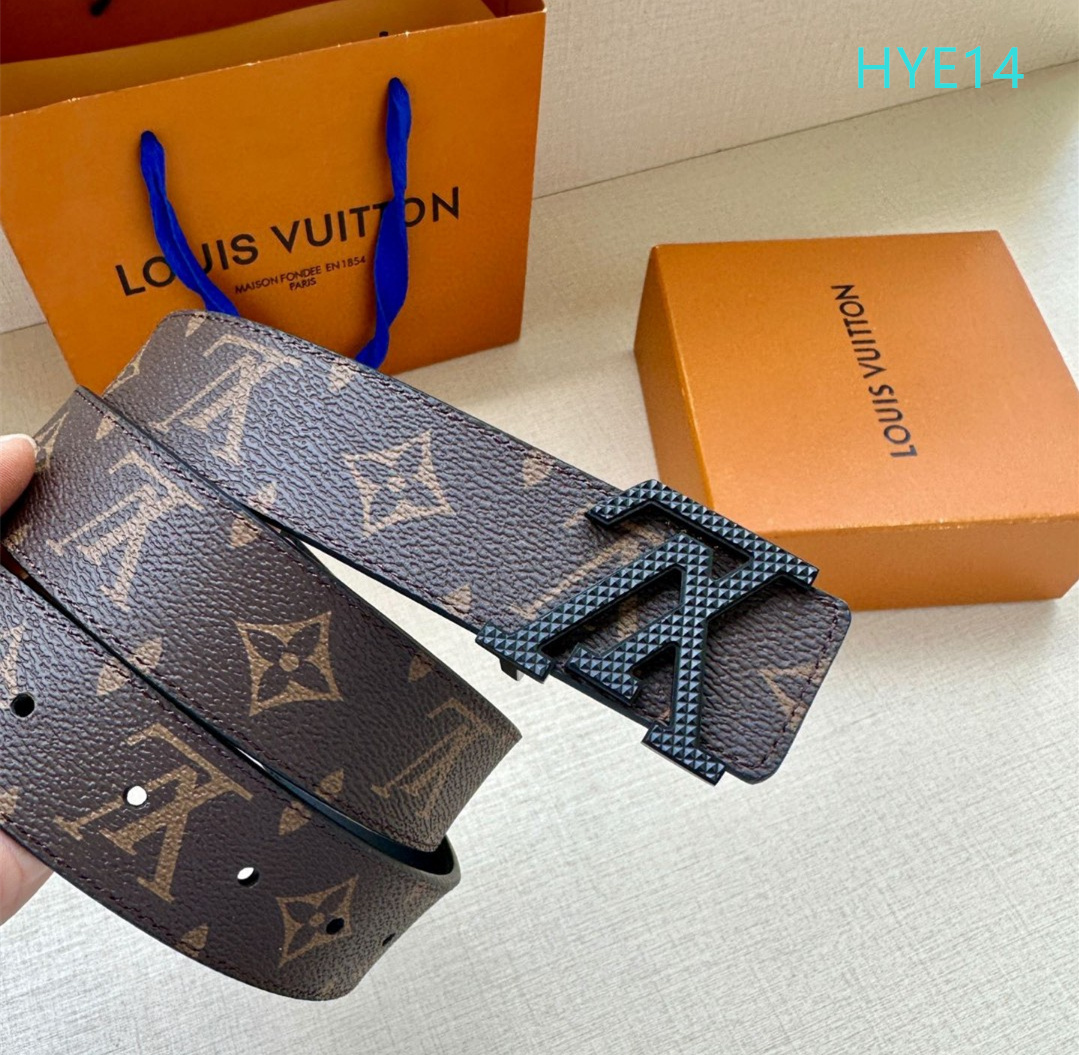 LV belt 34mmX95-125cm XH (293)