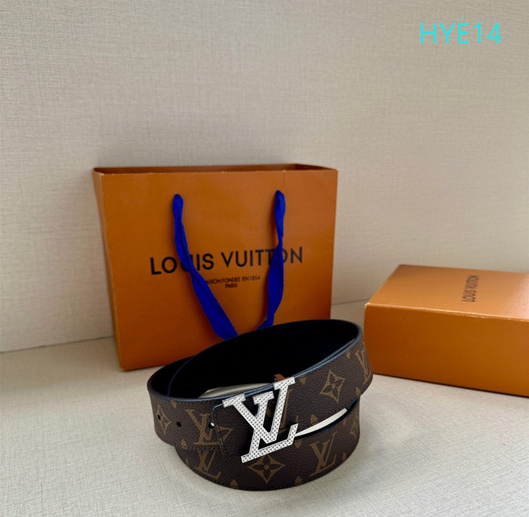 LV belt 34mmX95-125cm XH (297)