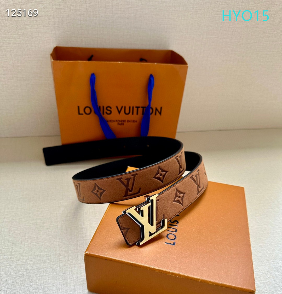 LV belt 34mmX95-125cm XH (299)