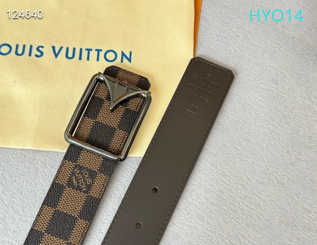 LV belt 34mmX95-125cm XH (30)