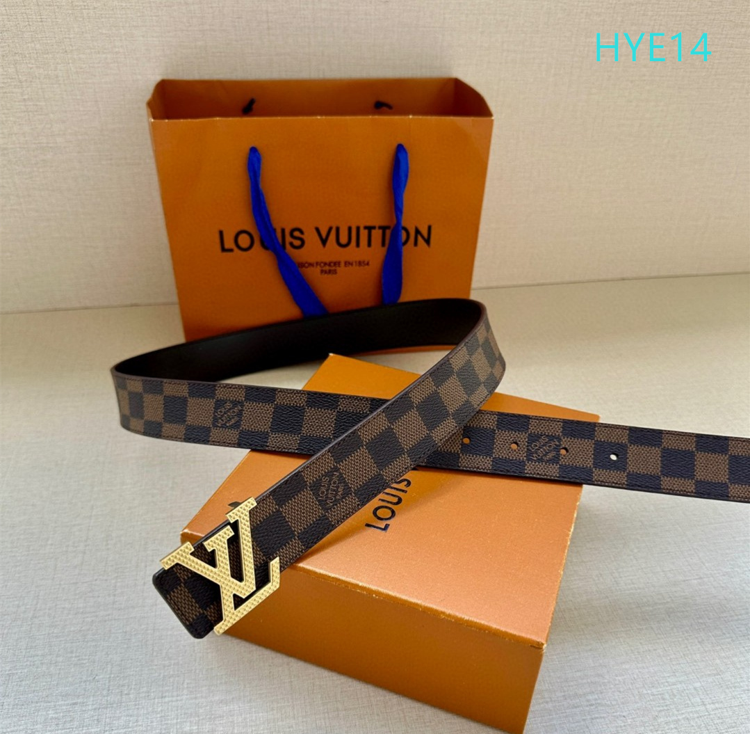 LV belt 34mmX95-125cm XH (302)