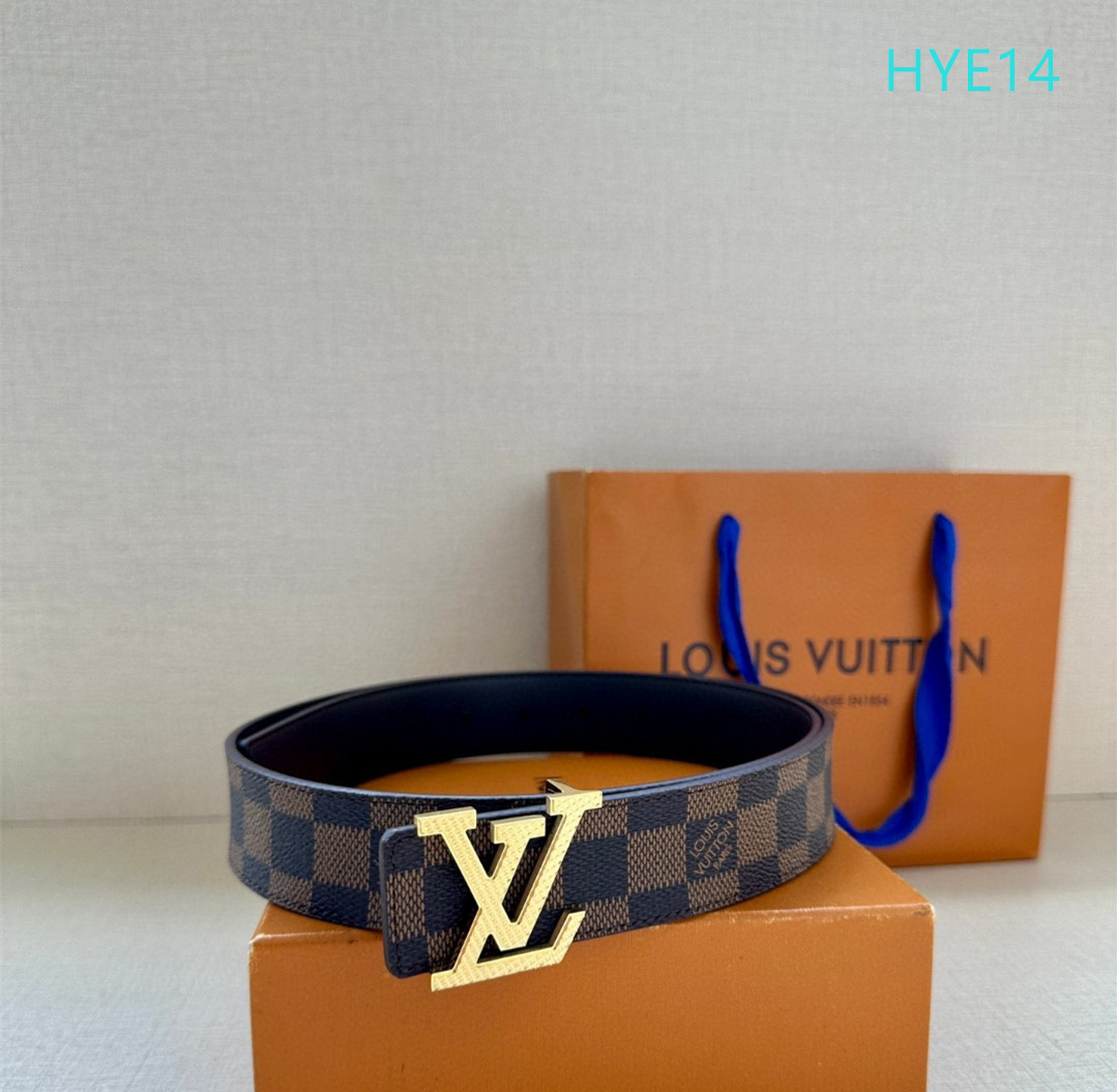 LV belt 34mmX95-125cm XH (303)