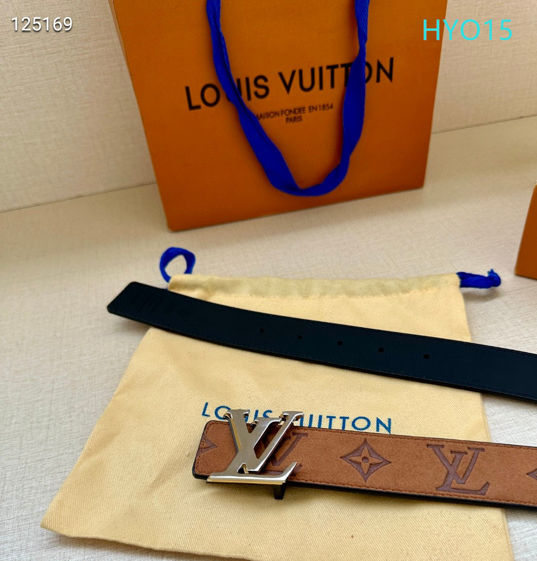LV belt 34mmX95-125cm XH (303)
