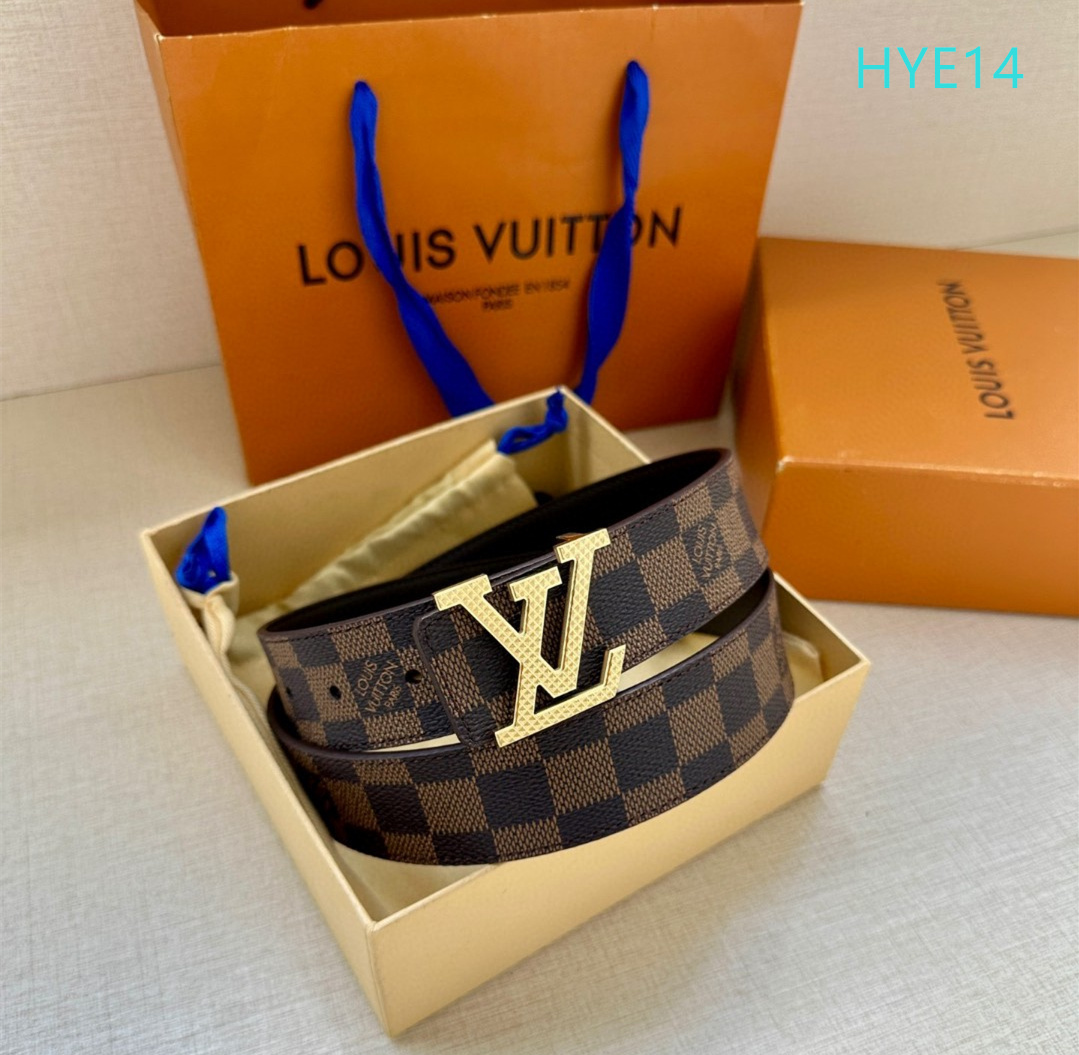 LV belt 34mmX95-125cm XH (304)