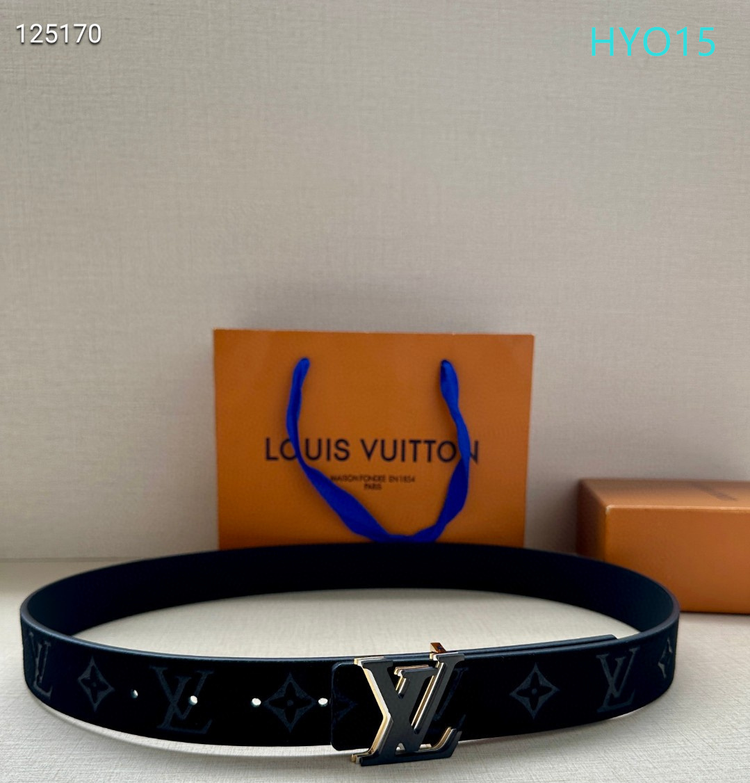 LV belt 34mmX95-125cm XH (306)