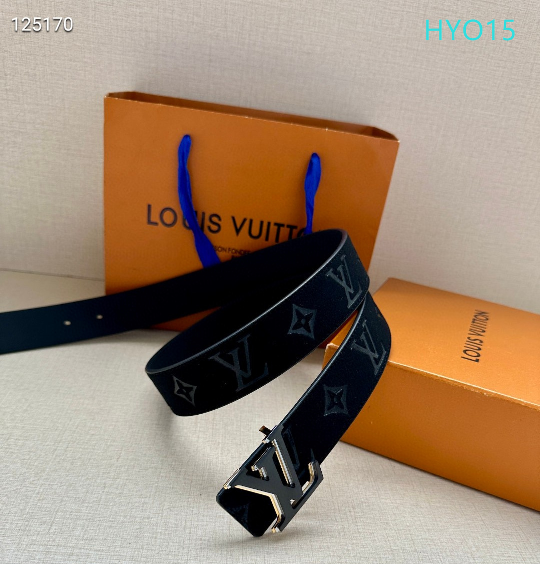LV belt 34mmX95-125cm XH (308)