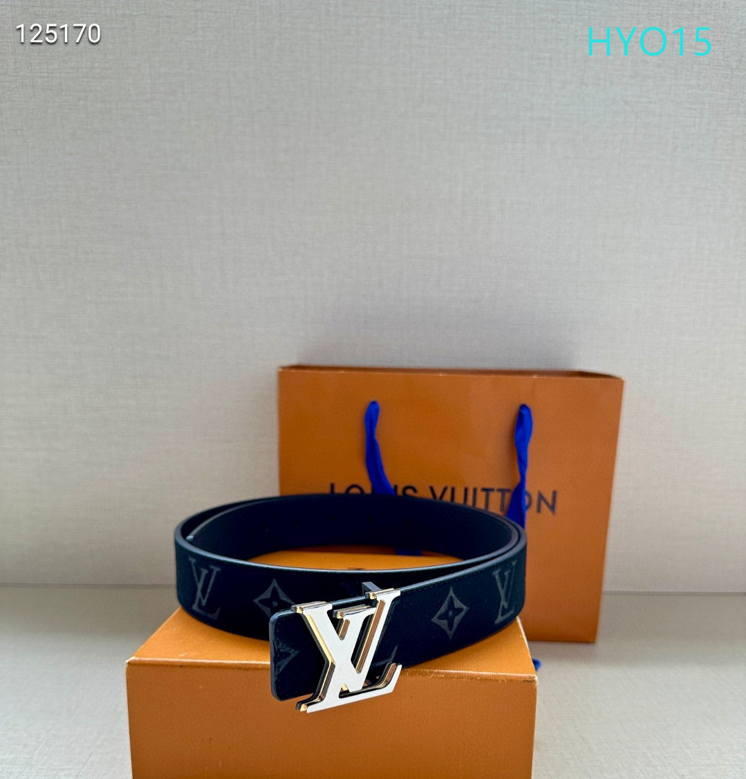 LV belt 34mmX95-125cm XH (310)