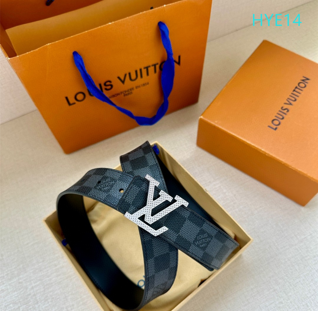 LV belt 34mmX95-125cm XH (313)