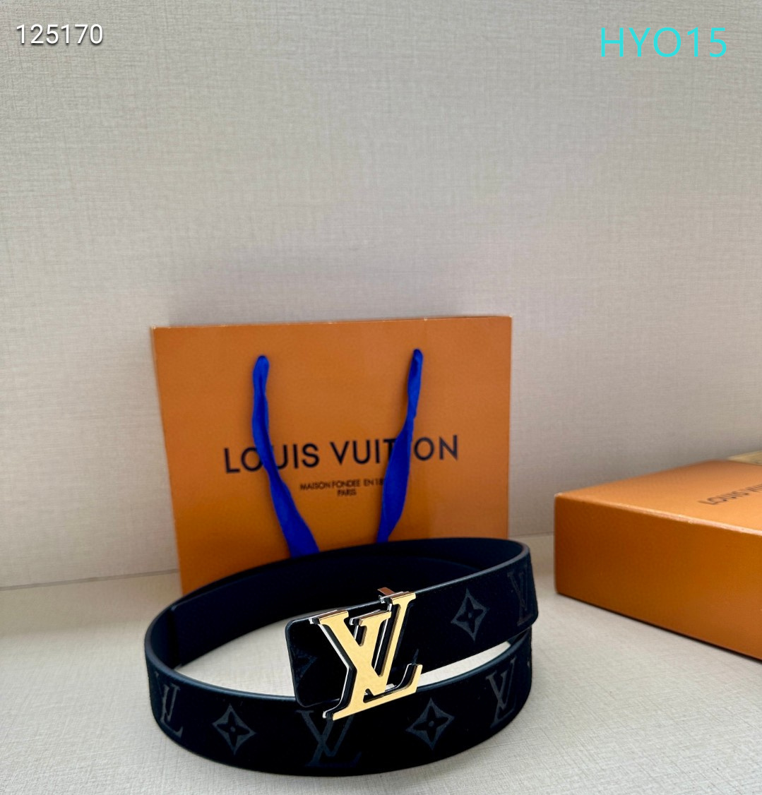 LV belt 34mmX95-125cm XH (313)