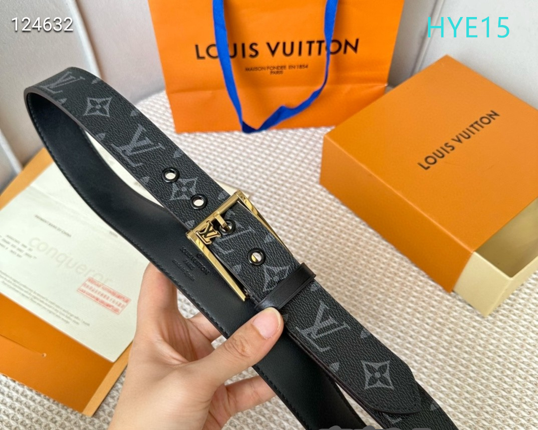 LV belt 34mmX95-125cm XH (34)