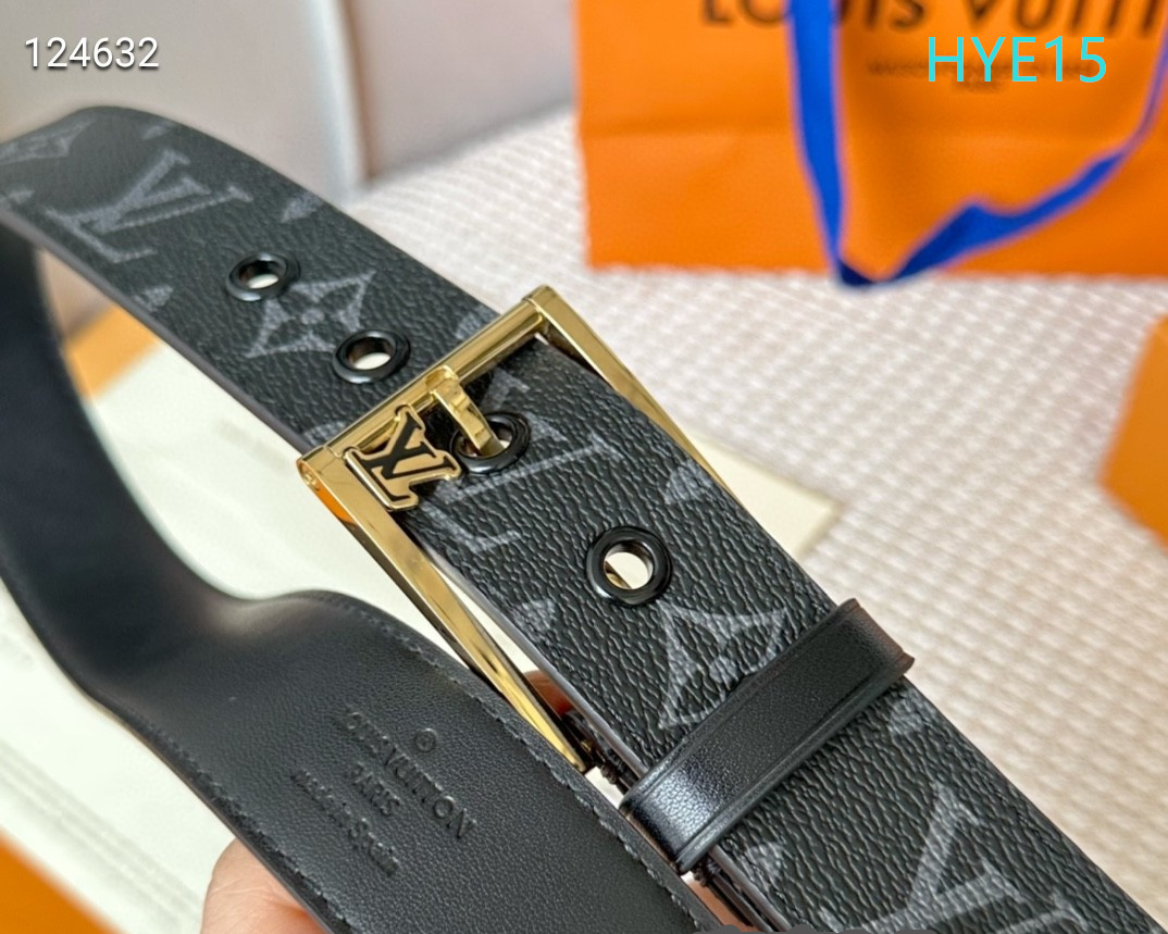 LV belt 34mmX95-125cm XH (35)