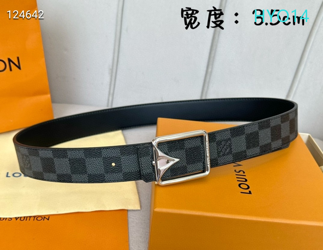 LV belt 34mmX95-125cm XH (45)
