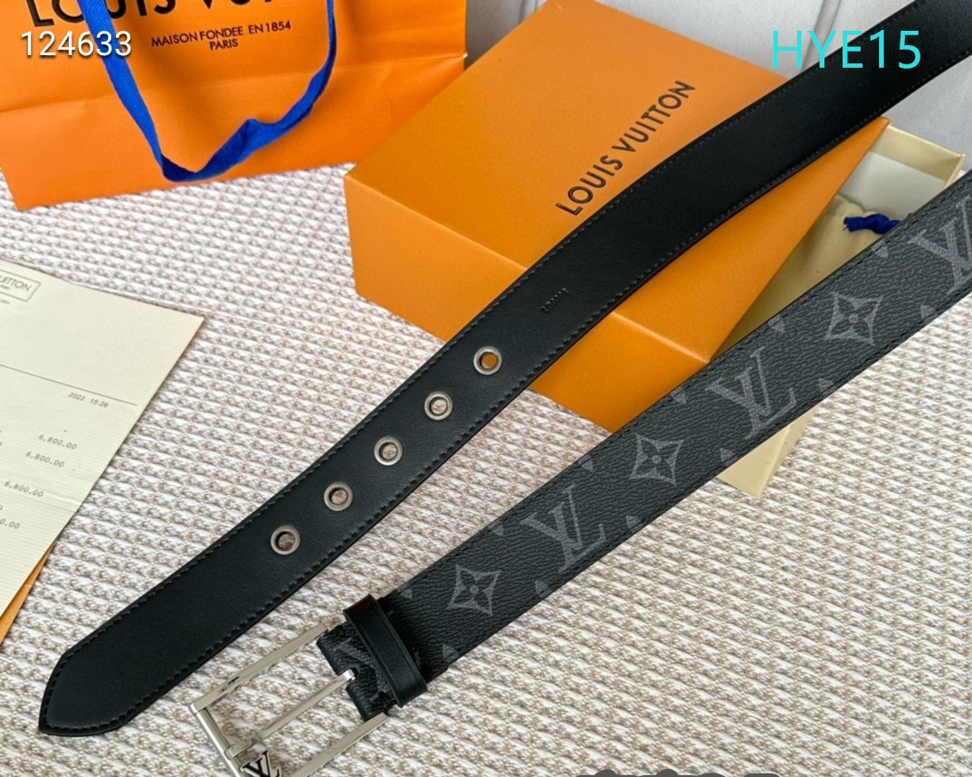 LV belt 34mmX95-125cm XH (46)