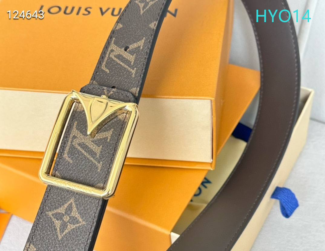 LV belt 34mmX95-125cm XH (55)