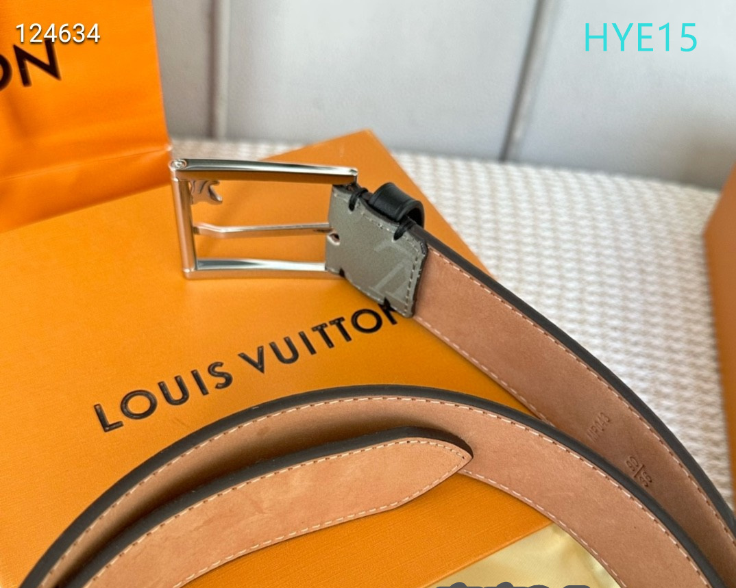 LV belt 34mmX95-125cm XH (55)