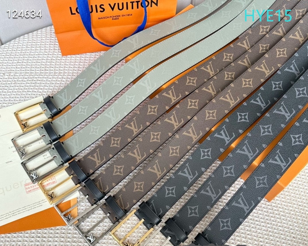 LV belt 34mmX95-125cm XH (57)