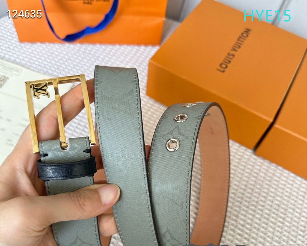 LV belt 34mmX95-125cm XH (61)