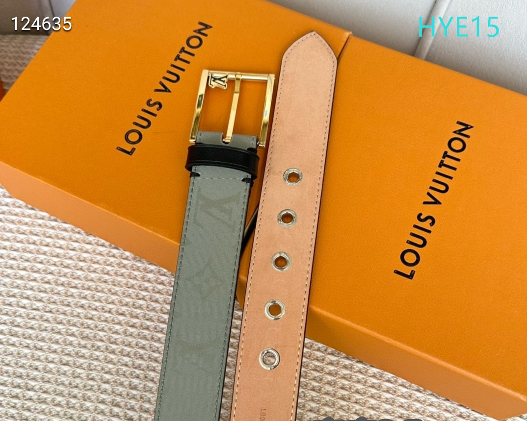 LV belt 34mmX95-125cm XH (62)