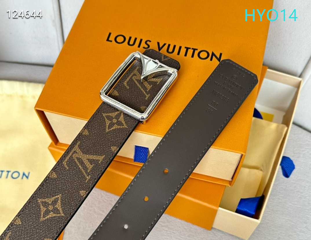 LV belt 34mmX95-125cm XH (65)