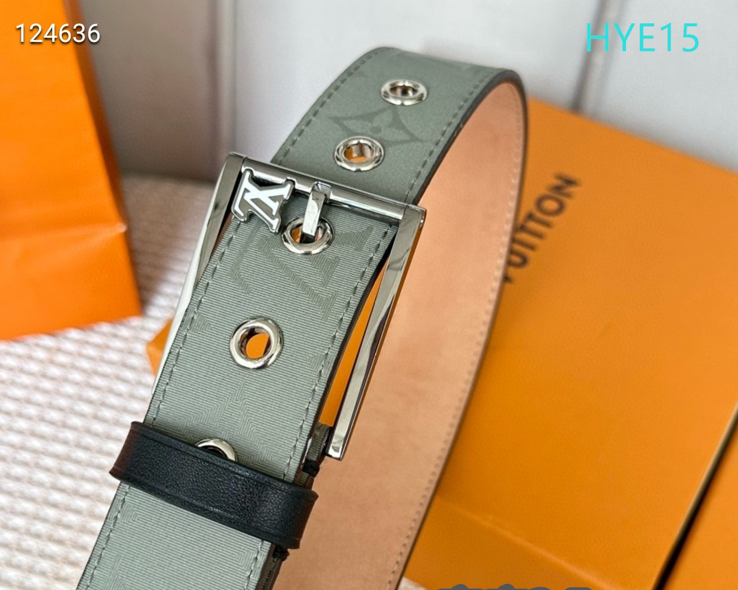 LV belt 34mmX95-125cm XH (67)