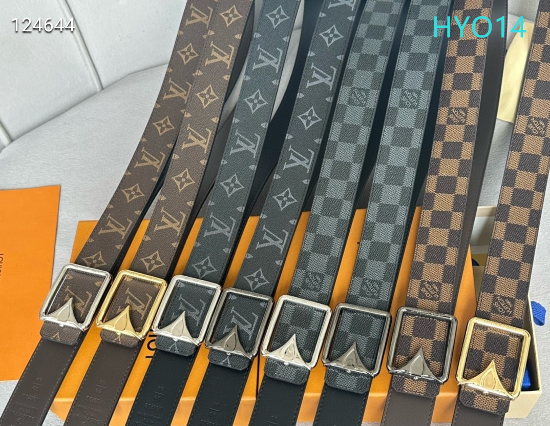 LV belt 34mmX95-125cm XH (70)