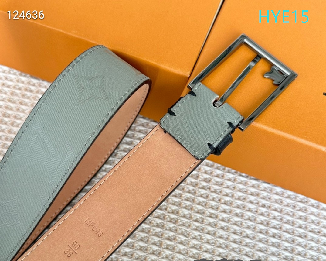 LV belt 34mmX95-125cm XH (70)