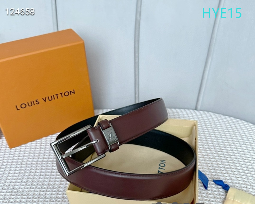 LV belt 34mmX95-125cm XH (75)