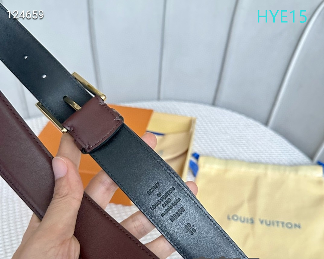 LV belt 34mmX95-125cm XH (86)