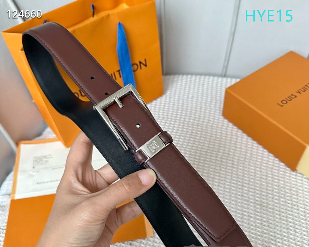 LV belt 34mmX95-125cm XH (88)