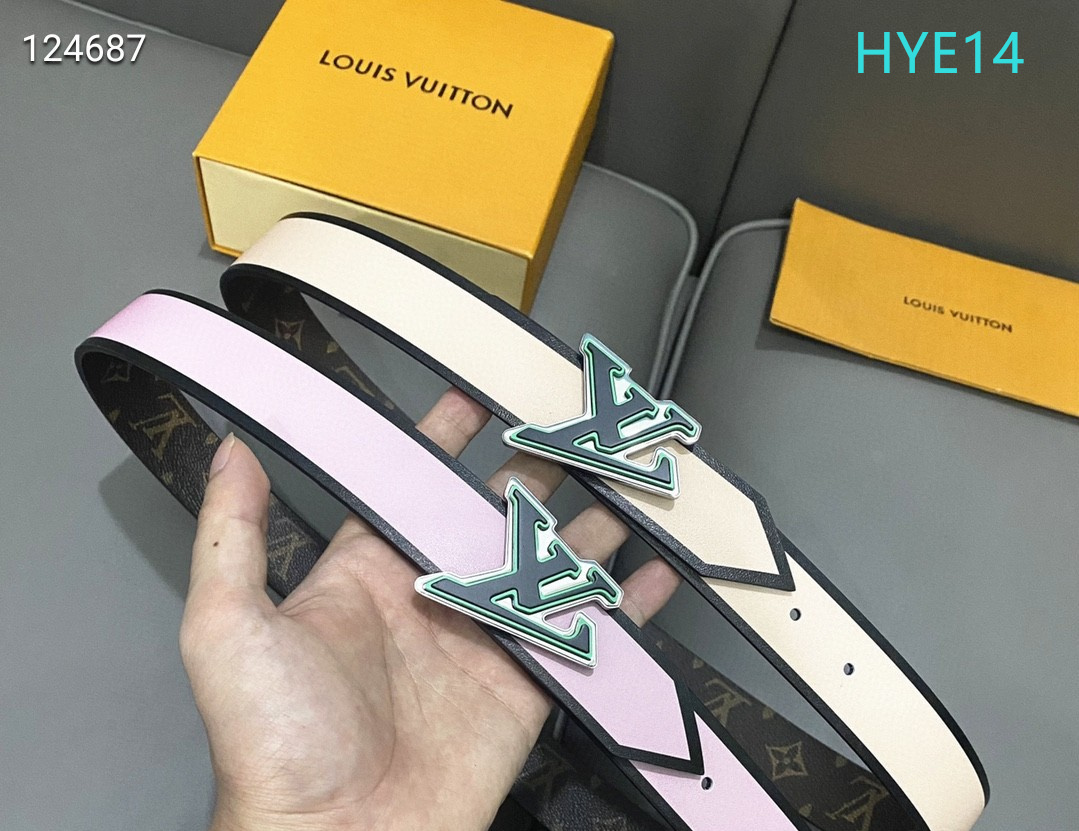 LV belt 34mmX95-125cm XH (89)